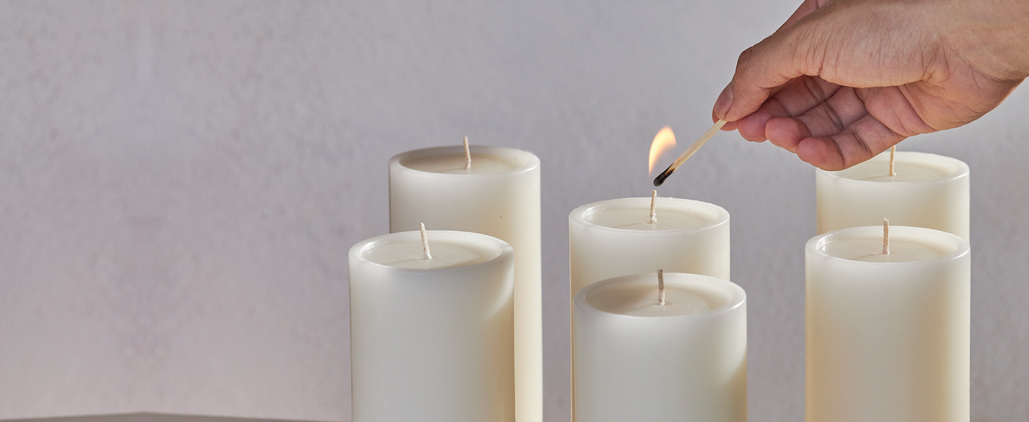 these candles are excellent as emergency candles, providing light during power outages.