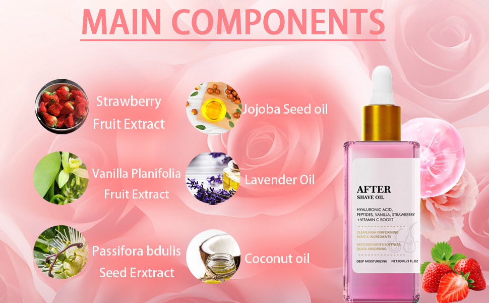 Strawberry Vanilla After Shave Oil