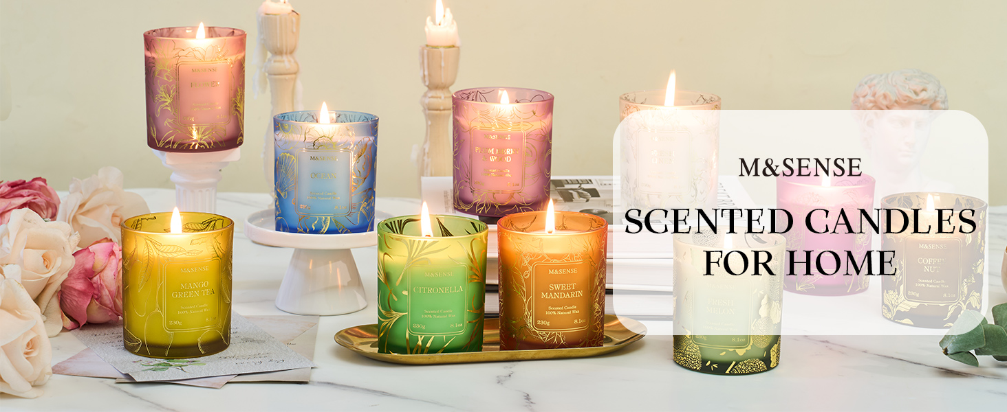 M&amp;SENSE Scented candles for home