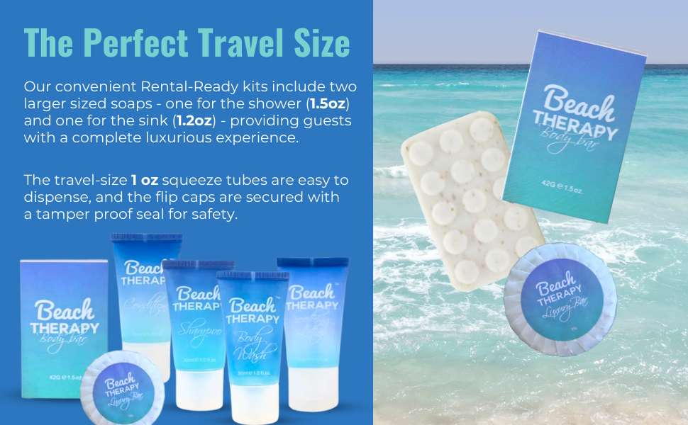 perfect travel size for TSA guest house beach rental bathrooms for host in bulk