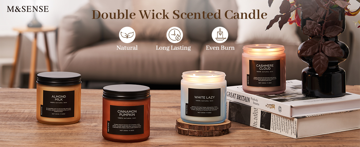 double wick candle