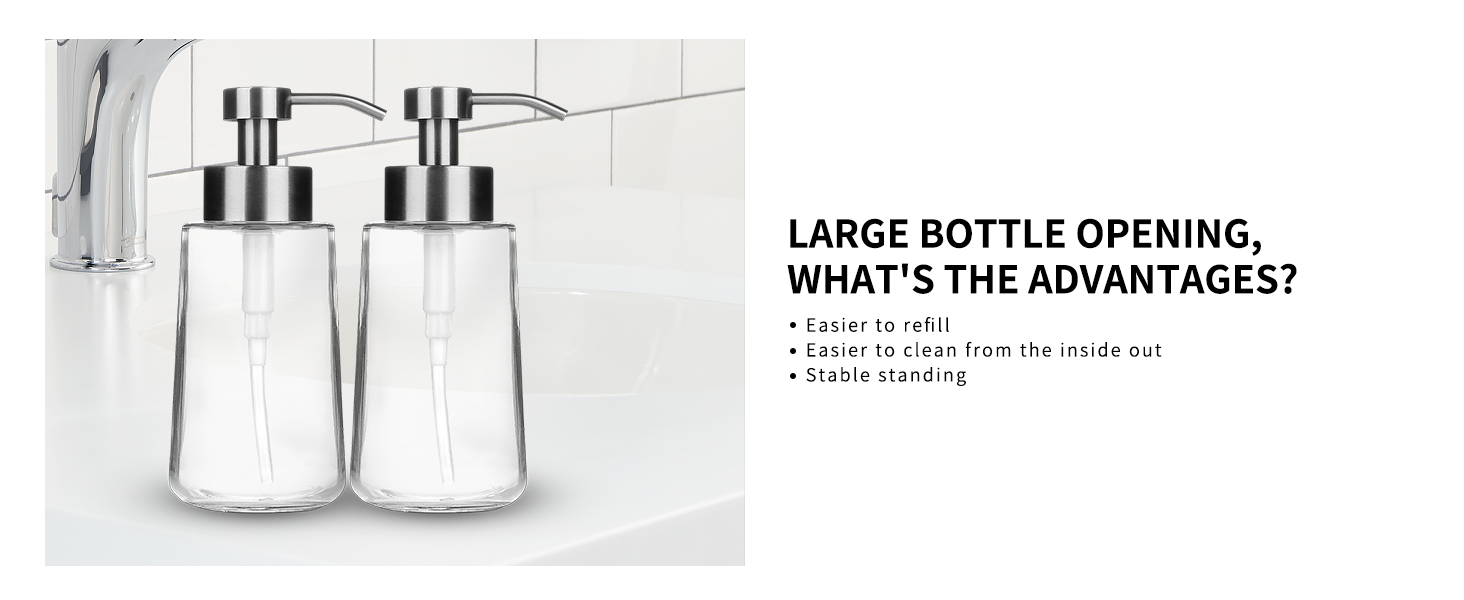 large soap dispenser