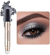 Enfuntins Shimmer Cream Eyeshadow Stick, Eye Brightener Stick Glitter Eyeshadow Crayon Pencil wit...