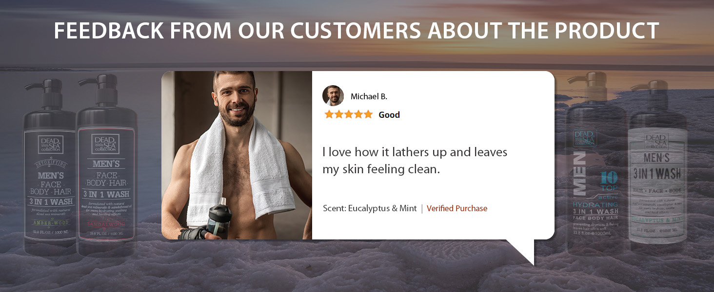 Feedback from our customers about the product
