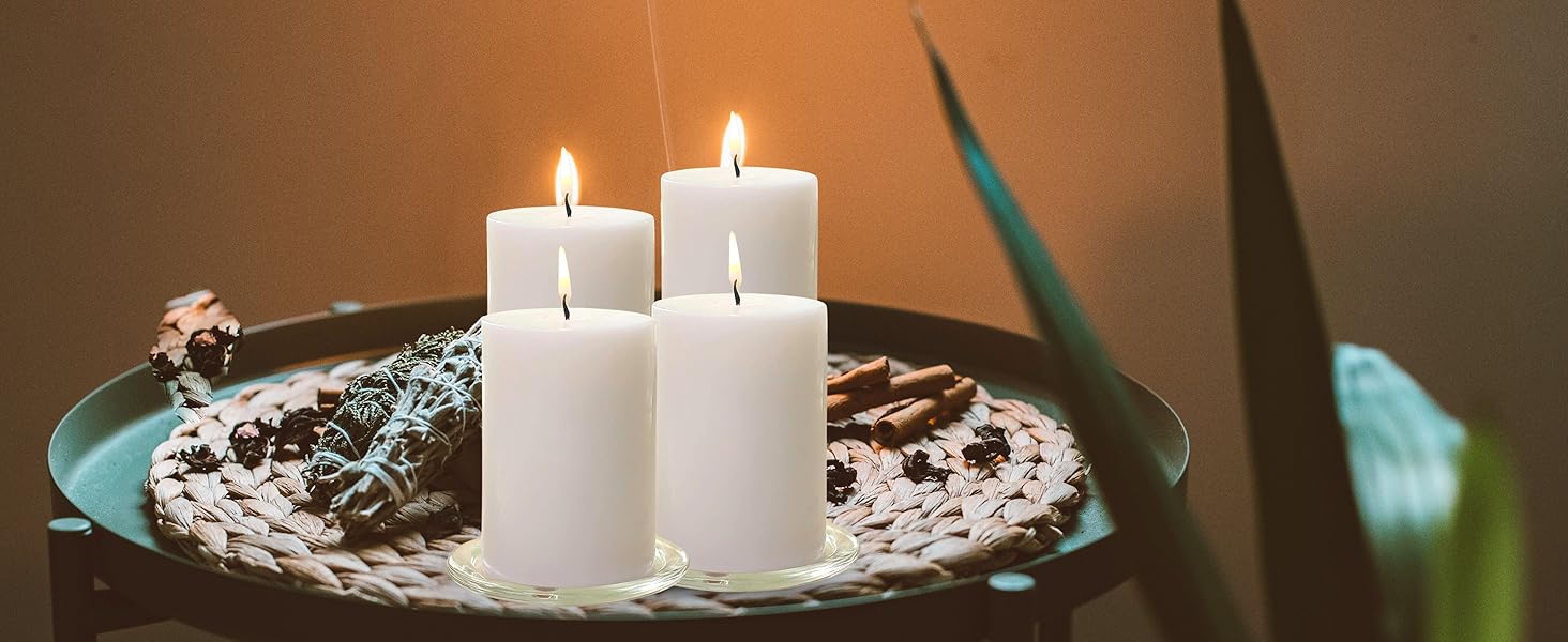 hosley high pillar candles