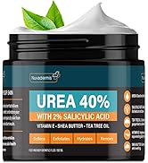 NUVADERMIS Urea Cream 40 Percent for Feet Maximum Strength - 40% Urea Foot Cream for Dry Cracked ...