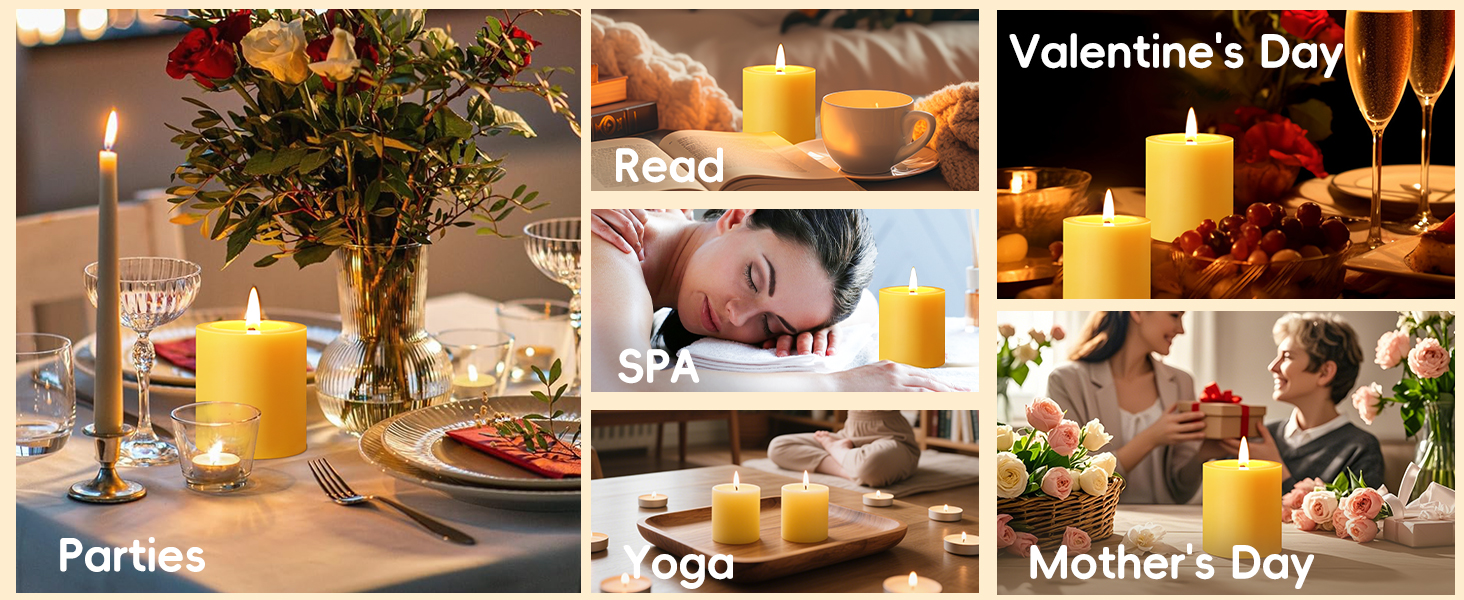 natural fragrance released when the beeswax candle burns which can help people relax