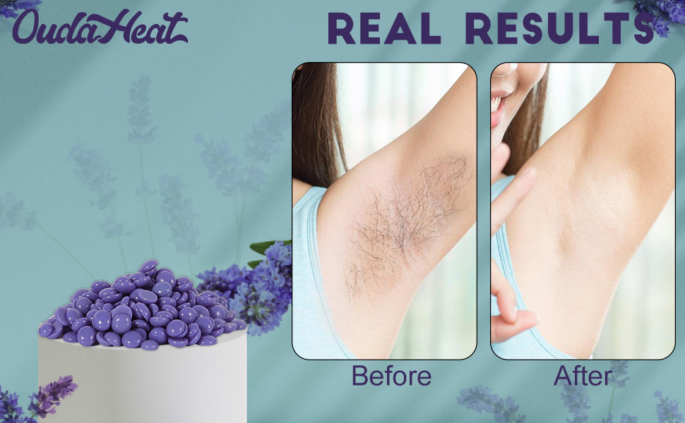 underarm wax beads