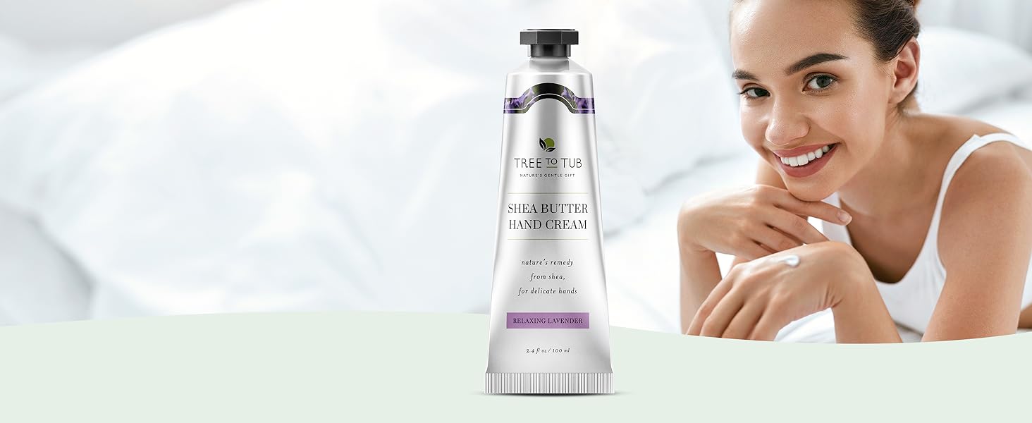 Lavender Hand Cream with Shea & Cocoa Butter