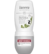 lavera Deo Roll-On NATURAL & INVISIBLE 48h - vegan - natural cosmetics - with organic moringa & n...