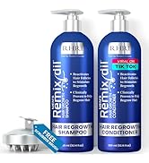 Hair Growth Shampoo & Conditioner Set for Men | Effective Hair Regrowth Treatment | Strengthening...