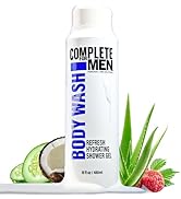 COMPLETE FOR MEN - Hydrating Shower Gel for Men: Sulfate-Free Mens Body Wash, Natural Shower Gel ...