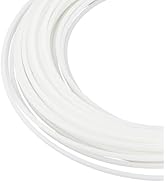 BENECREAT 27.3 Yards PE Plastic Modeling Strip, 5mm White Plastic Welt Cord Piping for Crochet, K...
