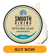 Smooth Viking Hair Clay for Men - Strong Hold, Hair Cream for Men, Clay Pomade for Men, Hair Past...