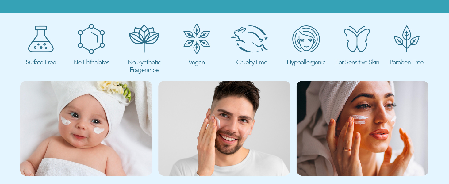Hypoallergenic, For Sensitive Skin