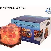 Himalayan Salt Rock Lamp Dimmer Large Small Glass