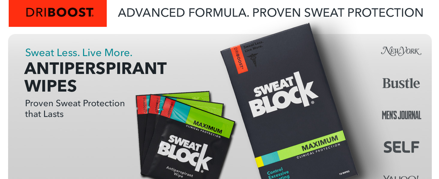 SweatBlock Antiperspirant for Excessive Sweating & Hyperhidrosis