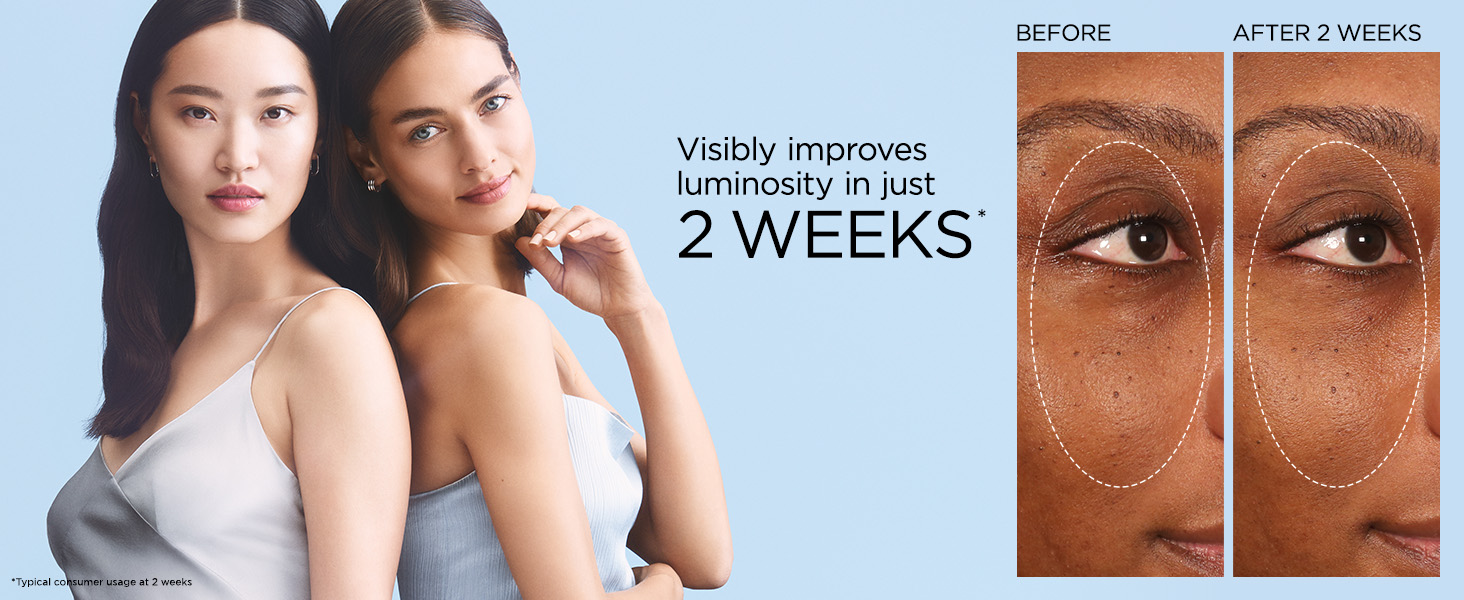 Elizabeth Arden Visible Brightening Capsules Before & After