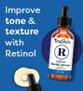 TruSkin Retinol Serum for Wrinkles & Fine Lines with Organic Green Tea & Jojoba Oil