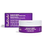 Bushbalm Radiant Reset Exfoliating Toner Pads - Enhanced with BHA & AHA to Brighten Dark Spots, S...