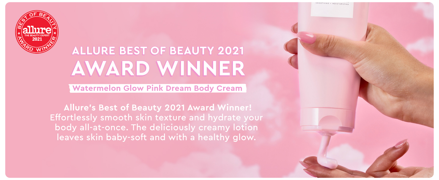 watermelon glow pink dream body cream