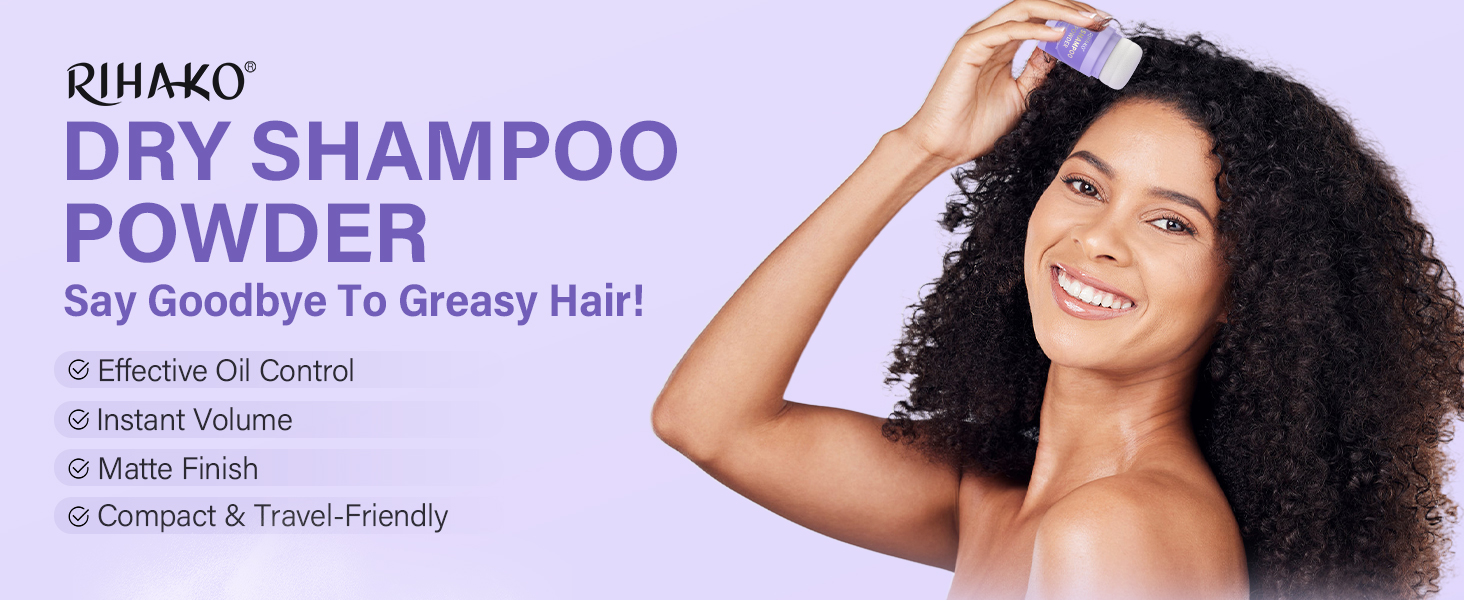 Dry Shampoo Powder for Women & Men