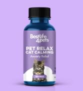 Pet Relax Cat Calming Anxiety Relief - Natural Calming Care for Cats, Cat Stress and Anxiety Reli...