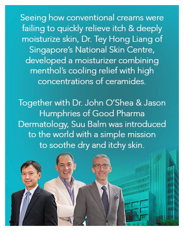 Our Mission: To soothe dry and itchy skin.