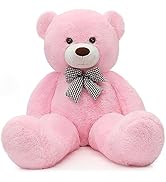 MorisMos Giant Teddy Bear Stuffed Animals Purple Plush Toy for Girlfriend Kids Christmas Valentin...