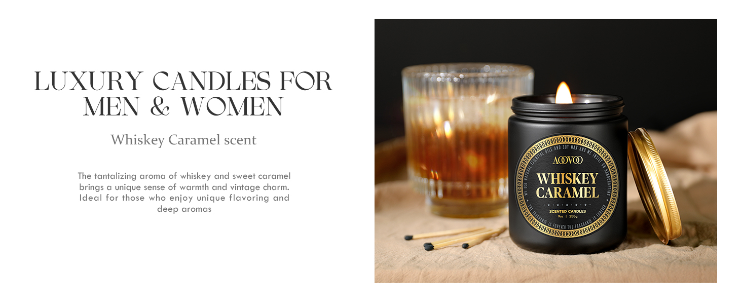 Whiskey Caramel Candle