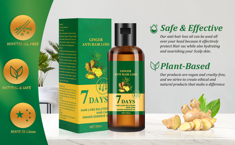 Natural Ginger Hair Growth Serum