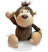 T is for Tame – Theo The Soft Plush Monkey Stuffed Animal, 8 Inches Tall When Sitting, 10 Inches ...