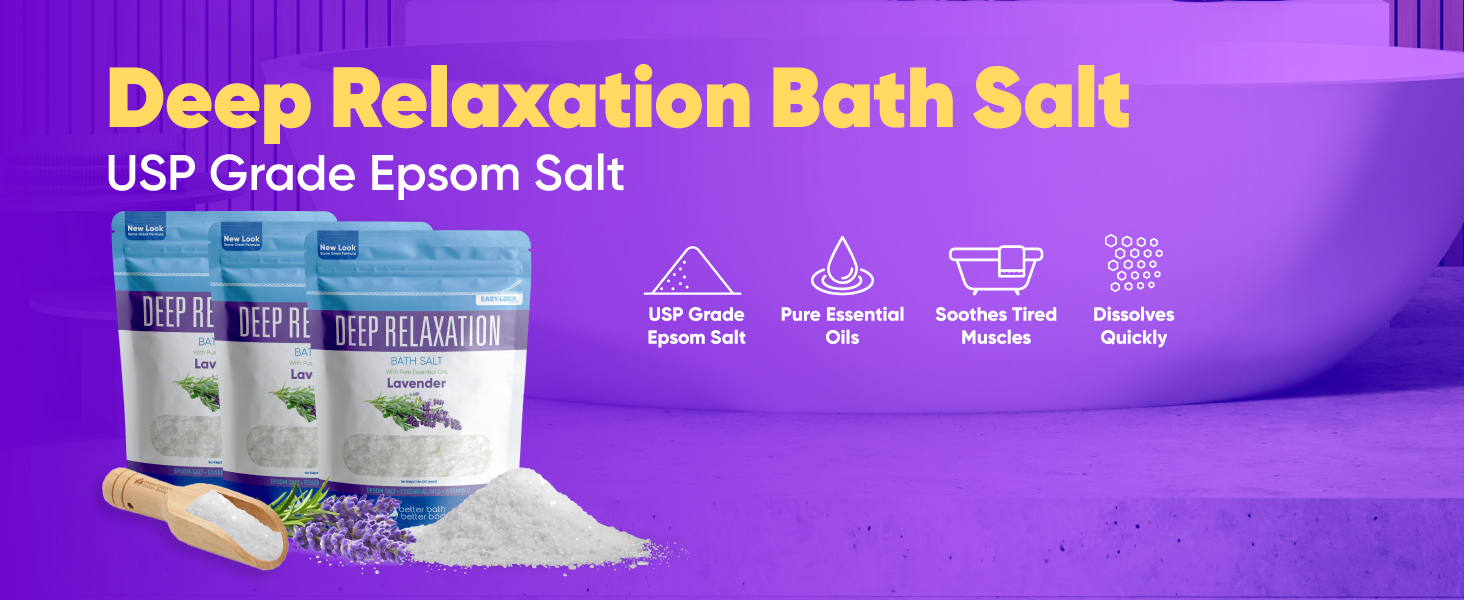 USP Grade Deep Relaxation Bath Salt