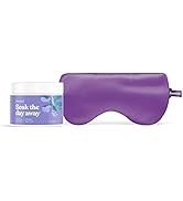 ASUTRA Ultimate Relaxation Gift Bundle, 2 Products - Purple Silk Eye Mask Filled with Lavender an...