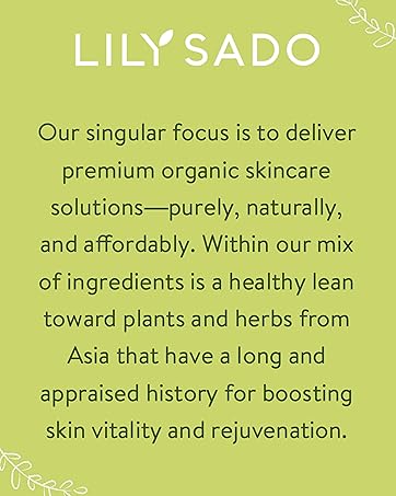 LILY SADO TEA+C face cleanser facial wash vegan cleansers beauty scrub cream moisturizer scrub eye 