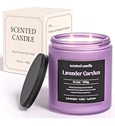 CHILLFLAME Lavender Candle, 14.1 oz Scented Candles for Home, 2 Wicks Blended Scents Aromatherapy...