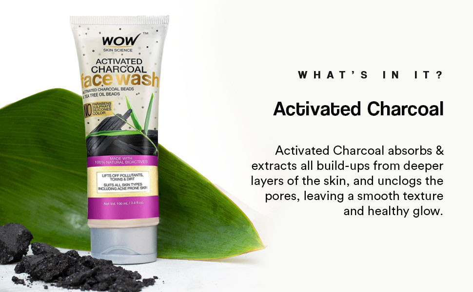 Activated Charcoal Face Wash - Deep Cleanser 