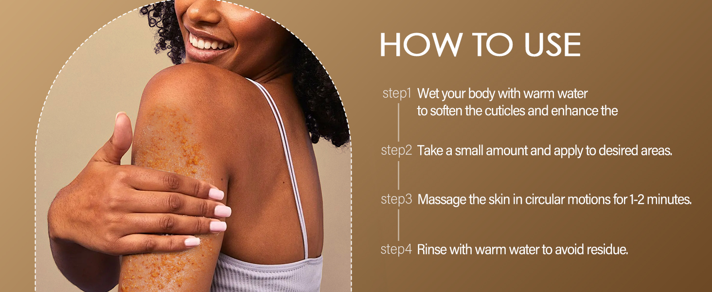 bikini exfoliating scrub