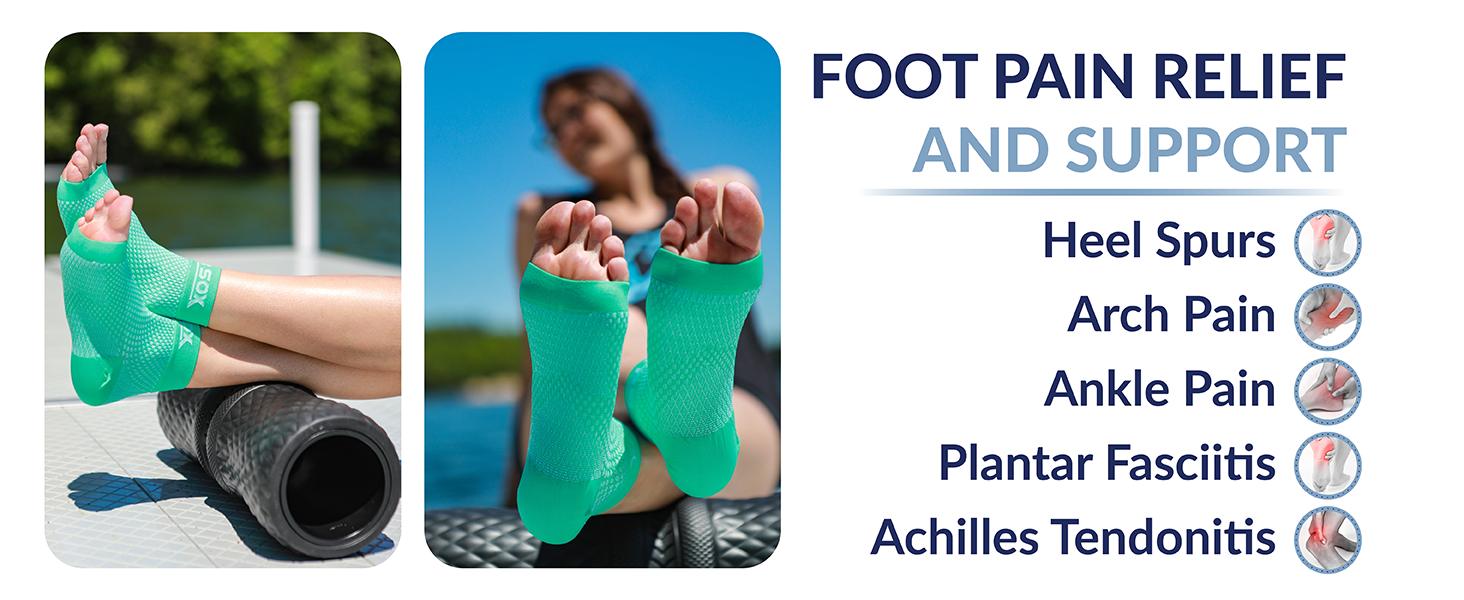 plantar fasciitis relief socks for men and women