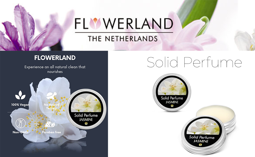  Balm Perfume Perfect for Travel Use - Natural Fragrance Parfum  Men Women Natural & Vegan Jasmin