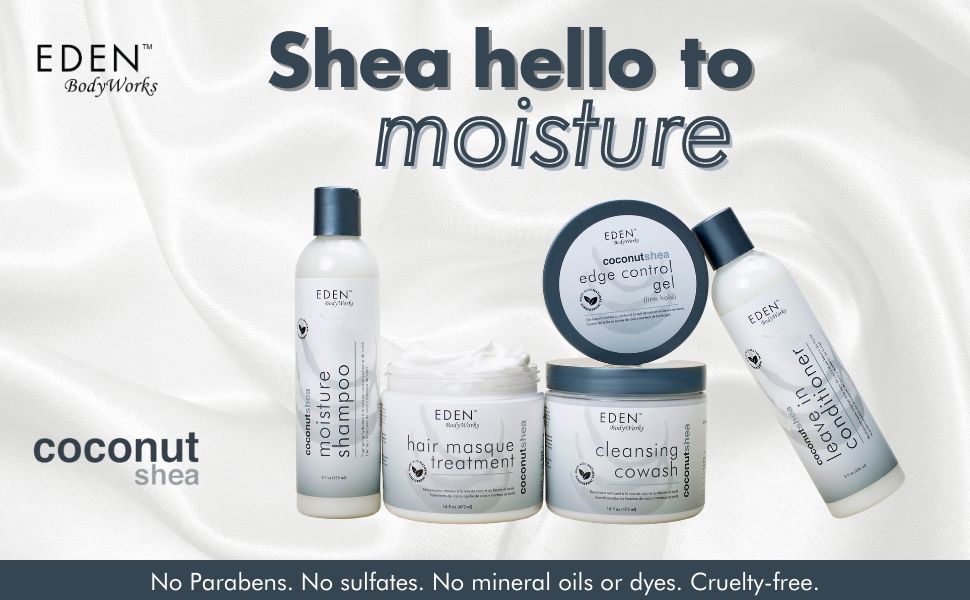 EDEN BodyWorks Coconut Shea Collection is dedicated to adding moisture to curls