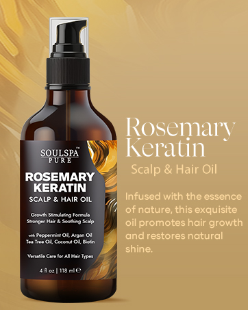 Rosemary Keratin Scalp and Hair Oil for all hair types a growth formula for stronger hair