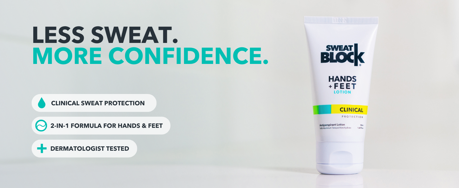SweatBlock Antiperspirant for Hands & Feet