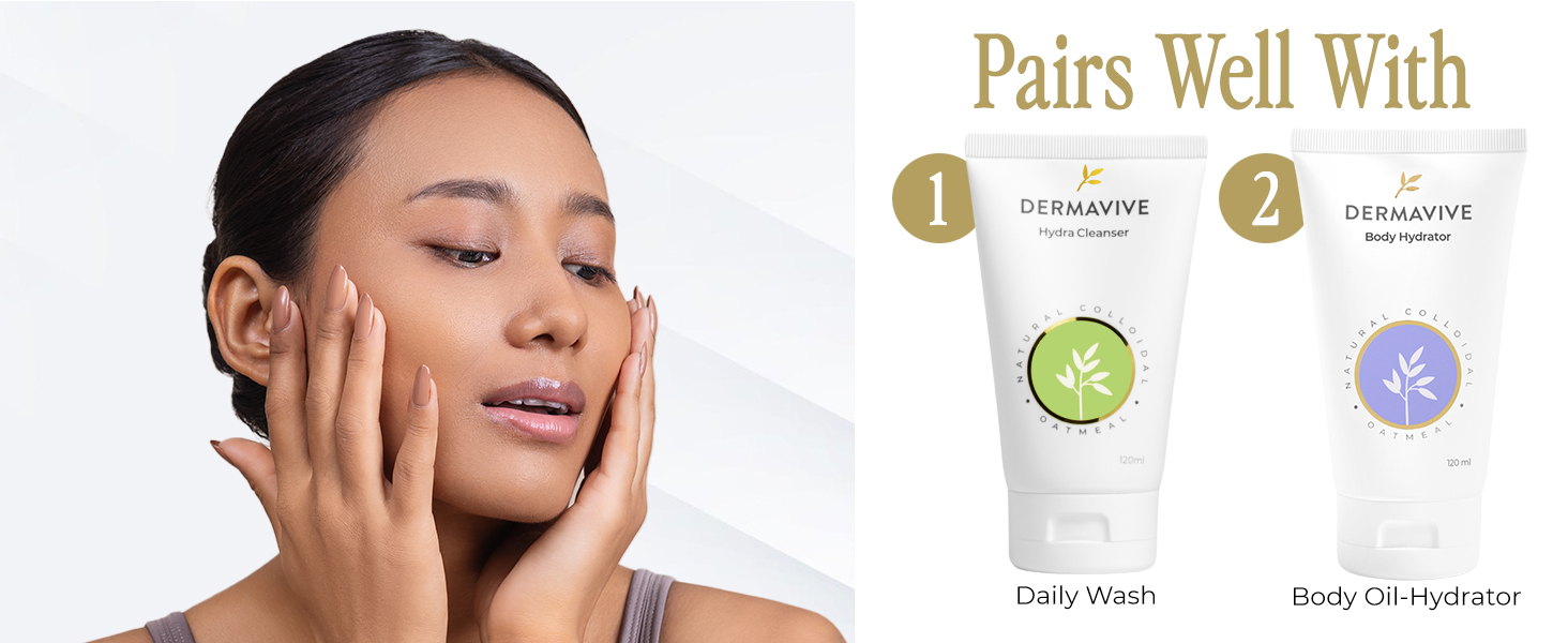 Perfect Pair with Dermavive Moisturizing Lotion