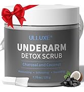 Charcoal Underarm Detox Scrub for Odor Control, Dark Armpits Spots Remover, Armpit Detox & Bikini...
