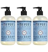Mrs. Meyer’s Clean Day Liquid Hand Soap, Rain Water Scent, 12.5 ounce bottle (Pack of 3)