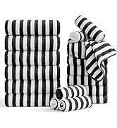 Smuge 18 Pcs Bath Towel Set, Include 6 Bath Towel Sheets, 6 Hand Towels and 6 Washcloths - Highly...