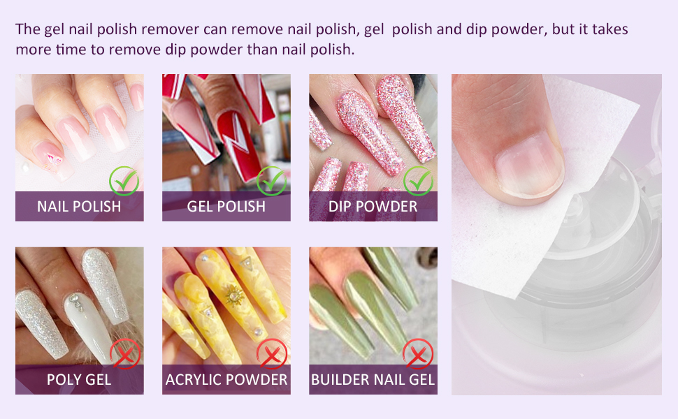 nail remover cotton pad