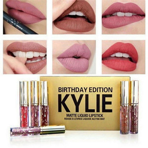 Kylie jenner birthday edition - 6PCS Beauty Glazed Birthday Lip Stick