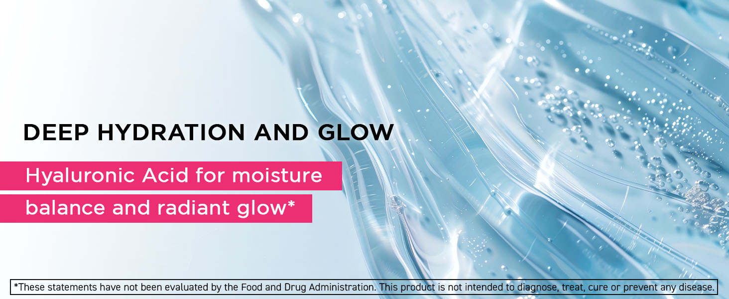 hyaluronic acid for moisture balance and radiant glow
